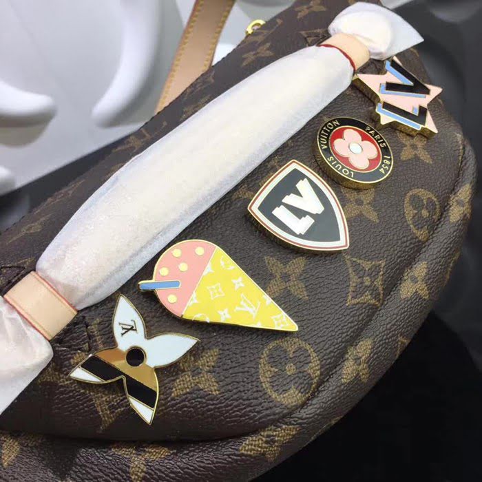 路易威登LV頂級原單M43644彩色腰包 飾有“路易威登LV Paris”皮質貼牌 YDH1734